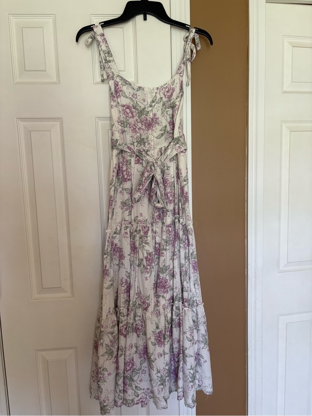 Trixxi Purple Floral Garden Maxi Dress - Picture 3 of 5